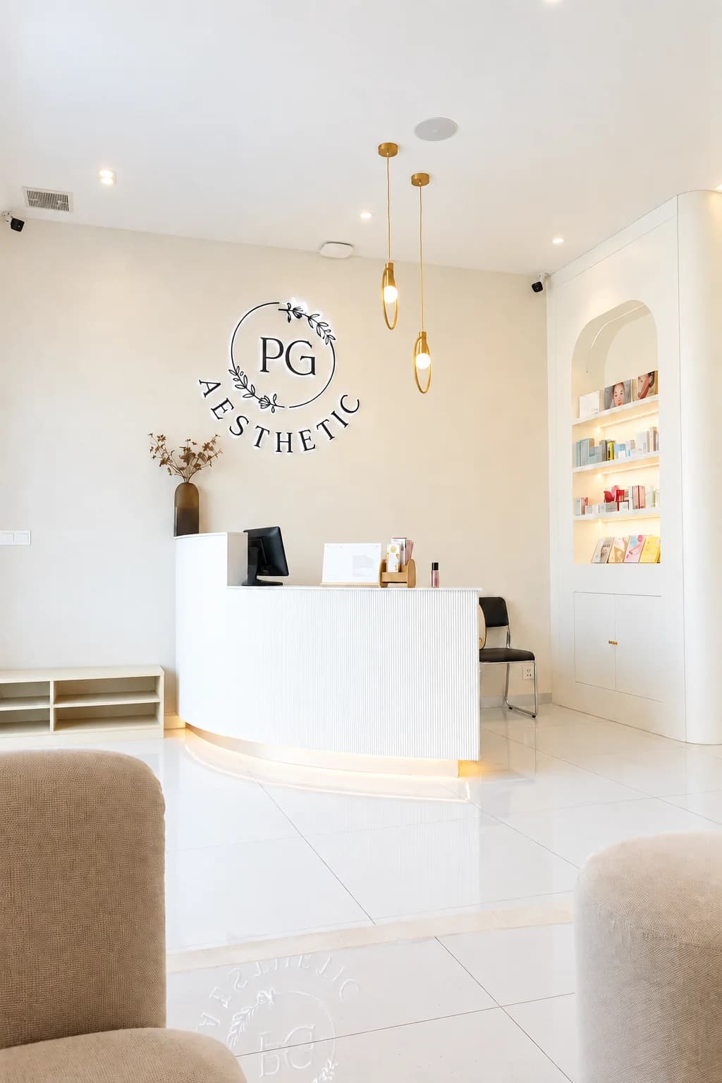 កន្លែងទទួលភ្ញៀវ PG Aesthetic